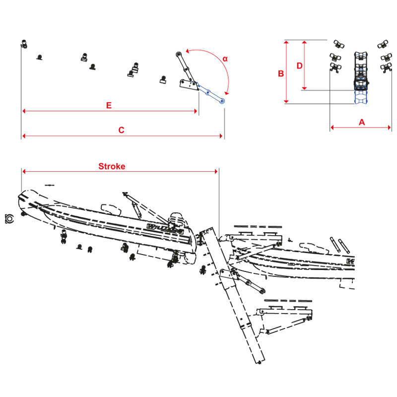 Manual tender sliding system 3513